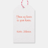 ジンガーブレッドハウス ギフトタグ (裏面)