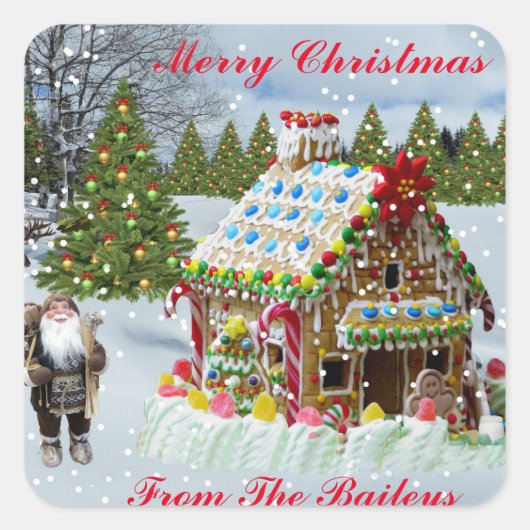ジンガーブレッドハウス  スクエアシール (正面)