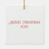 ジンガーブレッドハウス セラミックオーナメント (裏面)