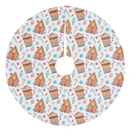 ジンガーブレッドハウス フリース ツリースカート (正面)