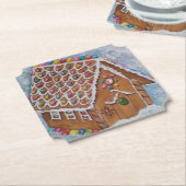 ジンガーブレッドハウス ペーパーコースター (アングル)