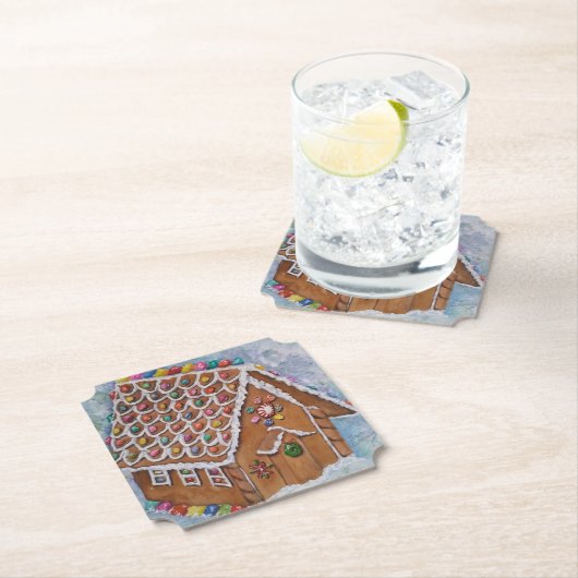 ジンガーブレッドハウス ペーパーコースター (インサイチュ)