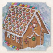 ジンガーブレッドハウス ペーパーコースター (正面)