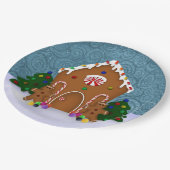 ジンガーブレッドハウス ペーパープレート (アングル)