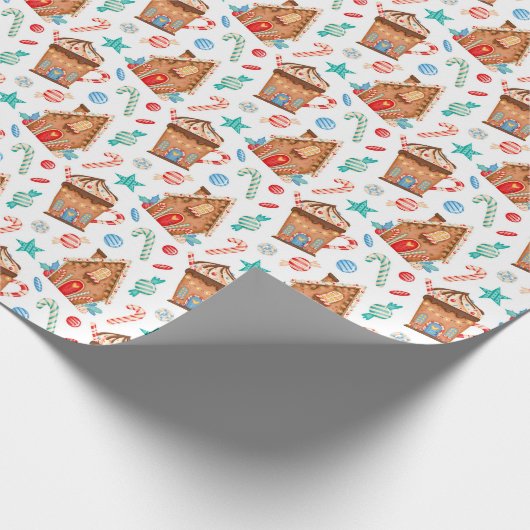 ジンガーブレッドハウス ラッピングペーパー (角)