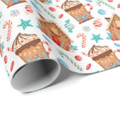 ジンガーブレッドハウス ラッピングペーパー (ロールコーナー)