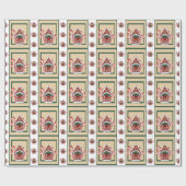 ジンガーブレッドハウス ラッピングペーパー (フラット)