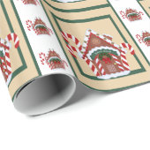 ジンガーブレッドハウス ラッピングペーパー (ロールコーナー)