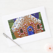 ジンガーブレッドハウス 長方形シール (封筒)