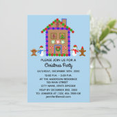 ジンガーブレッドハウス#1-2招待状カード セーブザデート (スタンド正面)