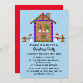 ジンガーブレッドハウス#1-2招待状カード セーブザデート (正面/裏面)