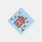 ジンガーブレッドハウス#2ナプキンス スタンダードカクテルナプキン (角)