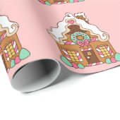 ジンガーブレッドハウズラッピング紙 ラッピングペーパー (ロールコーナー)