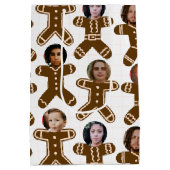 ジンガーブレッドピープルフレンズ&ファミリーホリデー ミディアムペーパーバッグ (裏面)