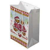 ジンガーブレッドペパーミント抱き枕 ミディアムペーパーバッグ (正面アングル)