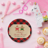 ジンガーブレッドホリデージェンダーリビール ペーパープレート (パーティー)