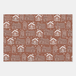ジンガーブレッドホームズラッピング紙 ラッピングペーパーシート