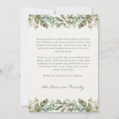 ジンガーブレッドホームホリデーカード シーズンカード (裏面)