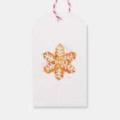 ジンガーブレッドボーイ赤ちゃんシャワーメッセージカード ギフトタグ (裏面)