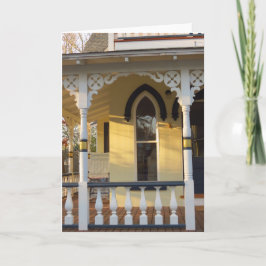 ジンガーブレッドポーチグロー – Martha's Vineyard カード