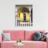 ジンガーブレッドポーチグロー – Martha's Vineyard キャンバスプリント (インサイチュ (リビング))