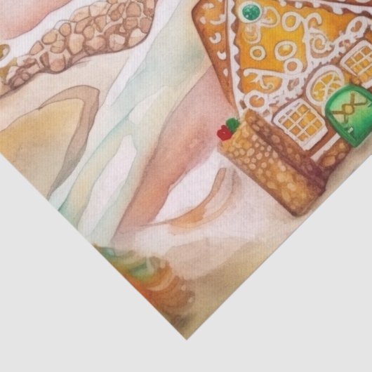 ジンガーブレッドマウンテンハウスクリスマスティッシュペーパー 薄葉紙 (詳細)