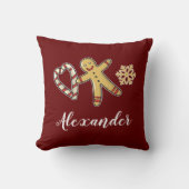 ジンガーブレッドマンラブ装飾用クッション クッション (正面)