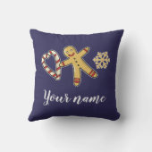 ジンガーブレッドマンラブ装飾用クッション クッション (裏面)