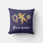 ジンガーブレッドマンラブ装飾用クッション クッション (正面)