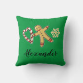 ジンガーブレッドマンラブ装飾用クッション クッション (裏面)