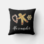 ジンガーブレッドマンラブ装飾用クッション クッション (裏面)