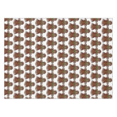 ジンガーブレッドレディークリスマスクッキーホリデーベーキング テーブルクロス (正面(横))