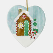 ジンガーブレッドヴィレッジコテージンピープルオーナメント セラミックオーナメント (右)