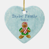 ジンガーブレッドヴィレッジコテージンピープルオーナメント セラミックオーナメント (裏面)