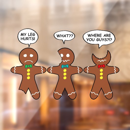 ジンガーブレッド私の脚がユーモアを痛める ウィンドウサイン (シート2)