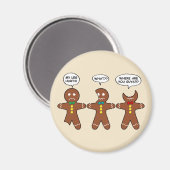 ジンガーブレッド私の脚がユーモアを痛める マグネット (正面/裏面)