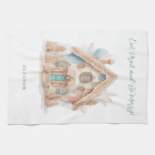 ジンガーブレッ食べドックビーホリメリーデイ キッチンタオル (横)