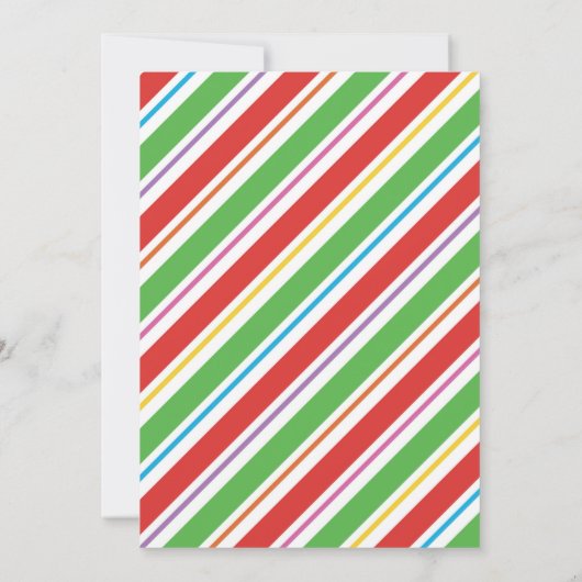 ジンガーブレッ飾ドハウスパーティの招待状- W 招待状 (裏面)