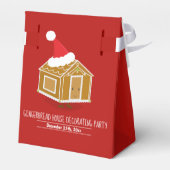 ジンガーブレッ飾ドハウスパーティー フェイバーボックス (裏面サイド)