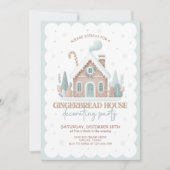 ジンガーブレッ飾ドハウスパーティー 招待状 (正面)