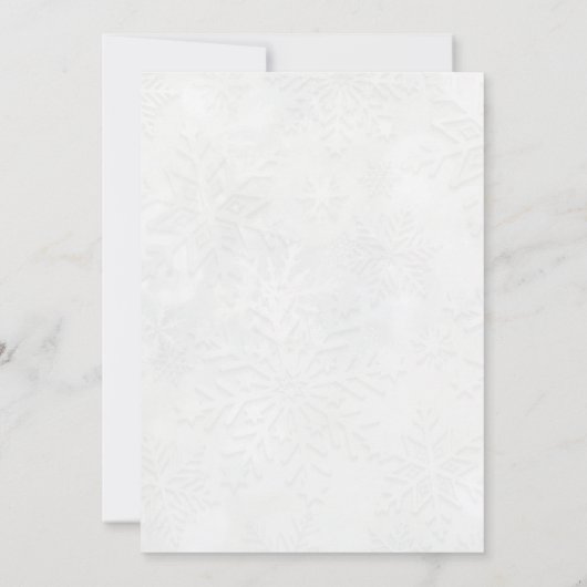 ジンガーブレッ飾ドハウスパーティー 招待状 (裏面)