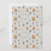 ジンガーブレッ飾ドハウスパーティー 招待状 (裏面)