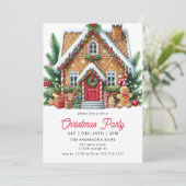 ジンガーモダンブレッドハウスクリスマスパーティー 招待状 (スタンド正面)