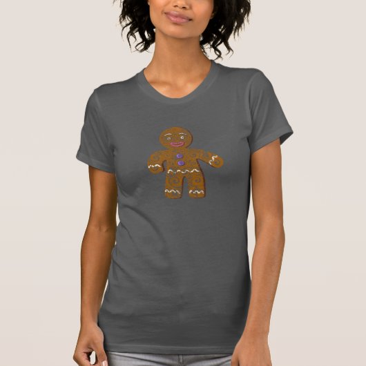 ジンガー渦巻形のブレッドCookie Tシャツ (正面)