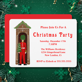 ジンガー王室のブレッドハウス付きクリスマスガード 招待状