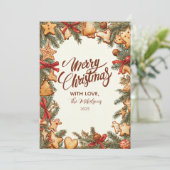 ジンガー素朴パンのクリスマス シーズンカード (スタンド正面)