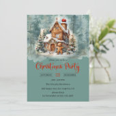 ジンガー素朴ブレッドハウスクリスマスパーティー 招待状 (スタンド正面)