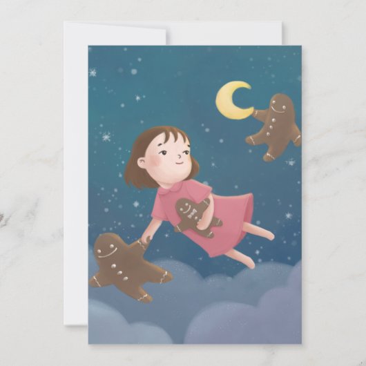 ジンガー飛んでいるパンのクッキーの夢と 招待状 (正面)