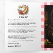 ジンガ素朴ム&グリルテーマBBQ卒業 三つ折り招待状 (内部最初)