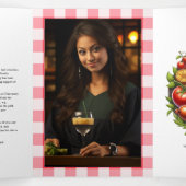 ジンガ素朴ム&グリルテーマBBQ卒業 三つ折り招待状 (内部中)